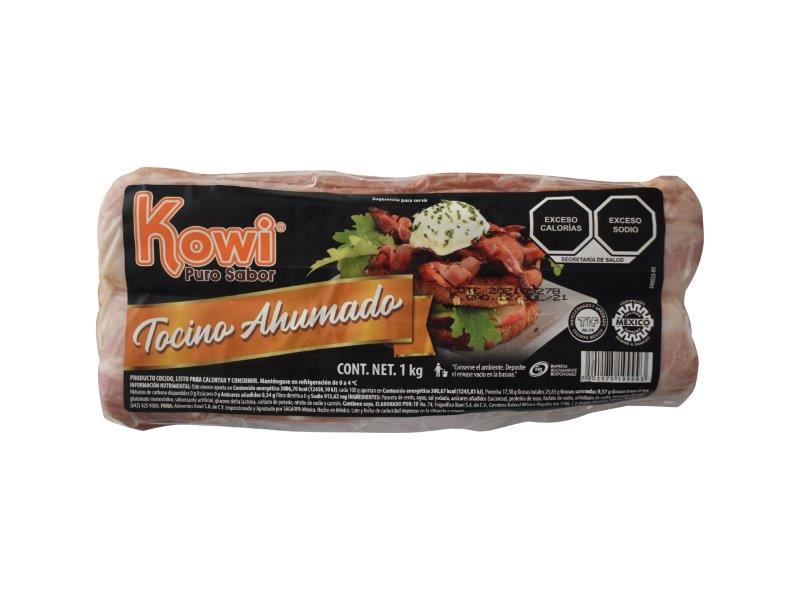 TOCINO AHUMADO REBANADO 1 KG